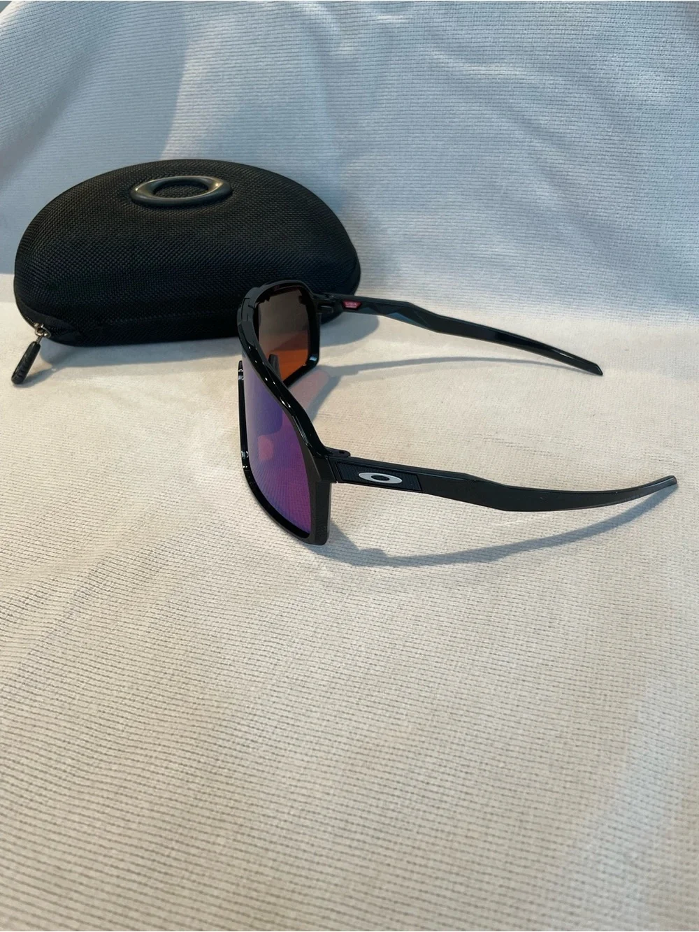 Oakley Sutro Sunglasses with Polished Black Frame and Prizm Sapphire Lenses